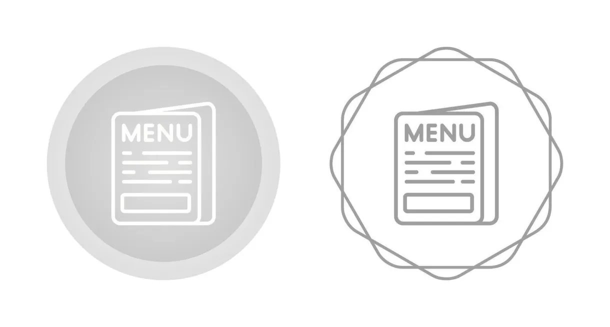 Menu vector icon 39971668 vector art at vecteezy