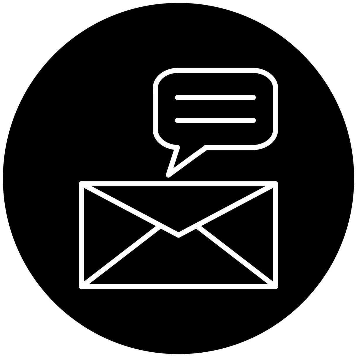 Message vector icon style 22544813 vector art at vecteezy