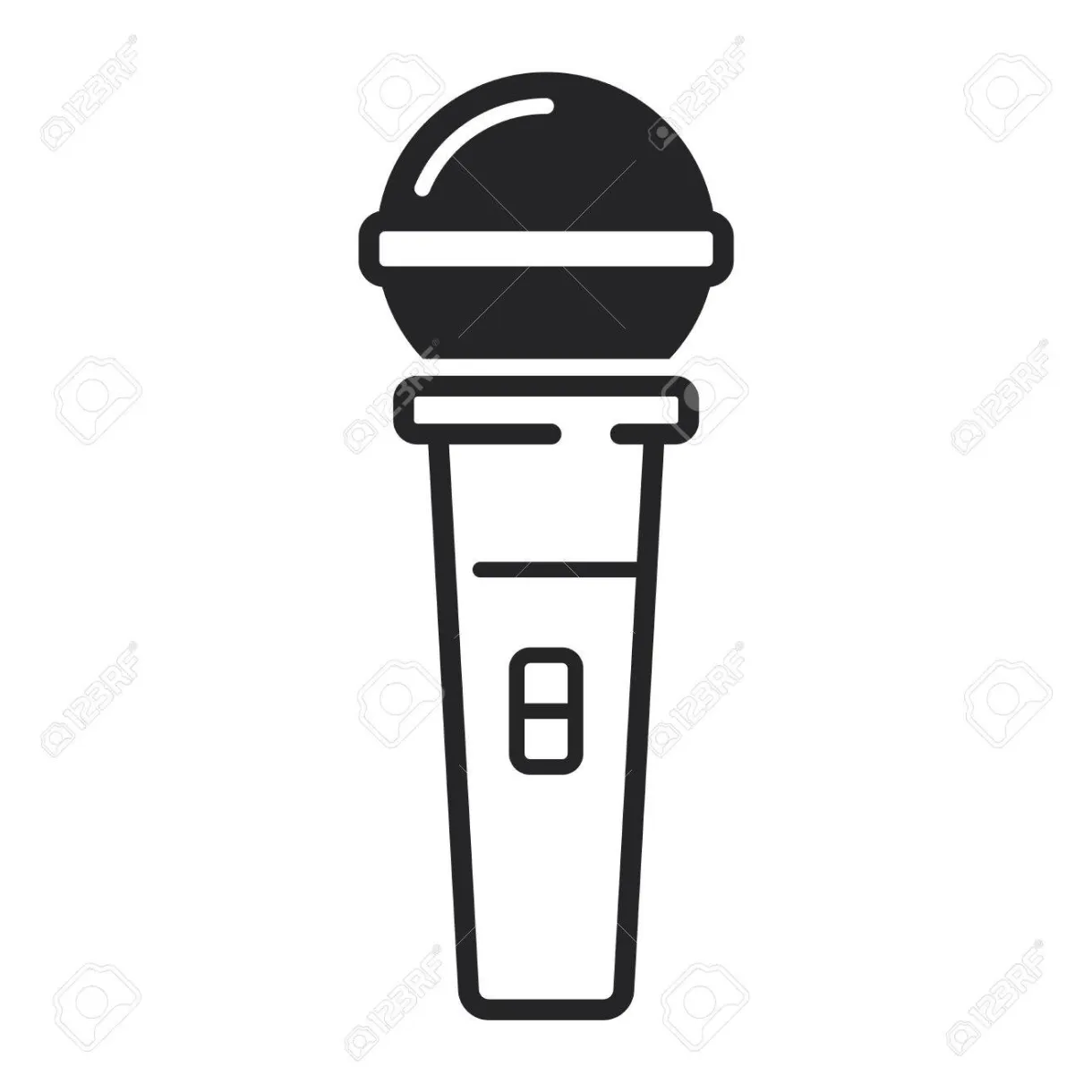 Microphone vector icon #148496 free icons library
