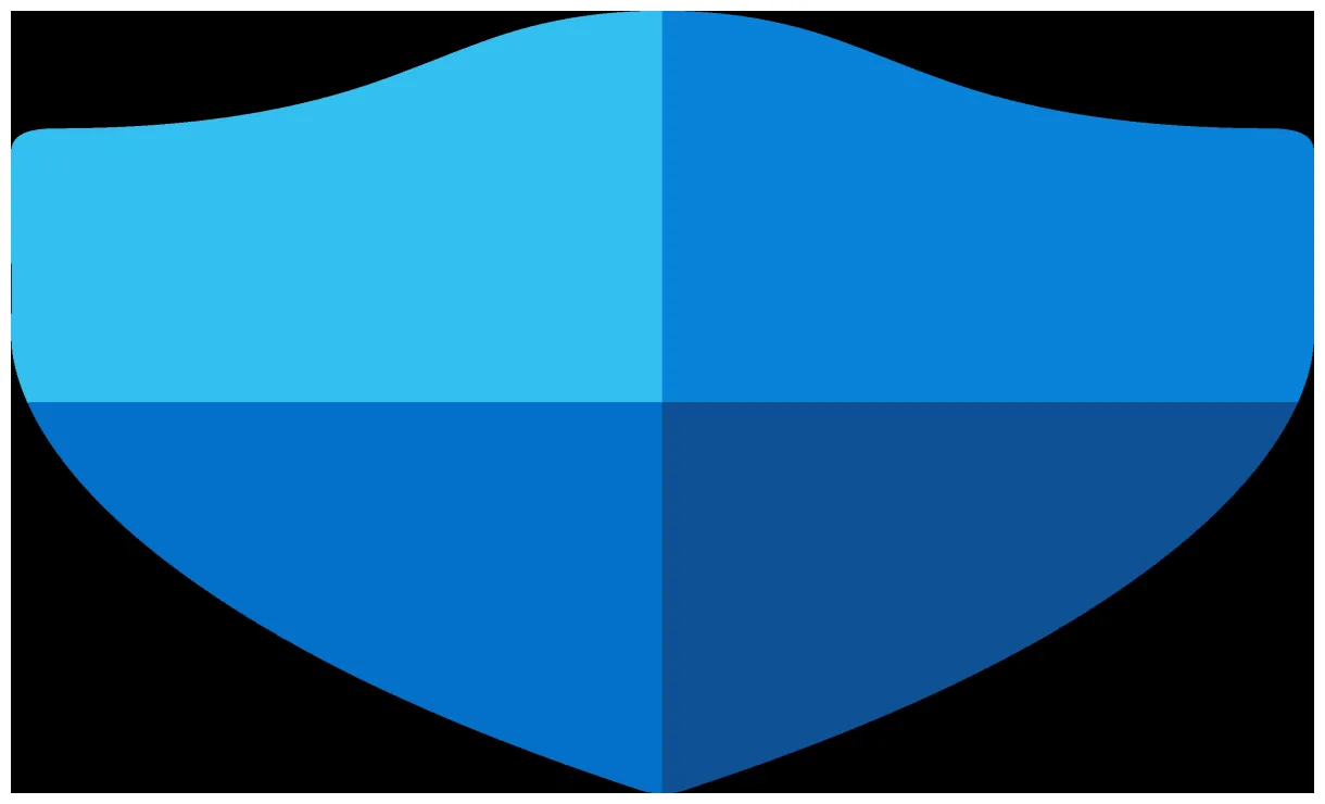 Microsoft defender logo png, svg, ai vector printable coloring page