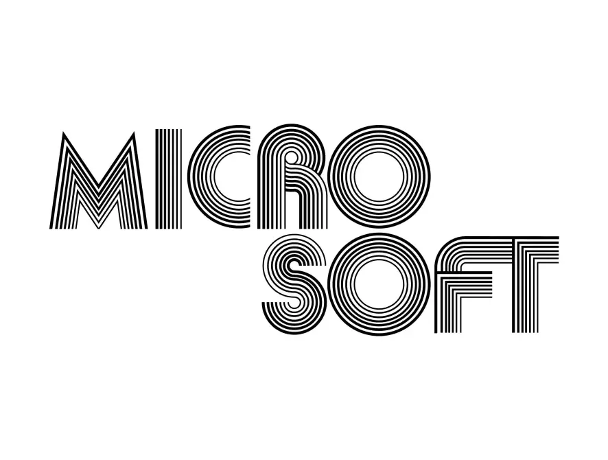 Microsoft 1975 logo vector file logowik