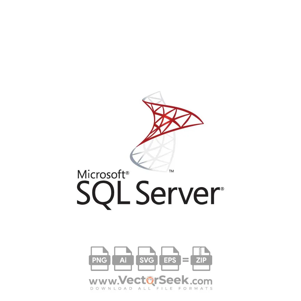 Microsoft sql server logo in png svg vector format
