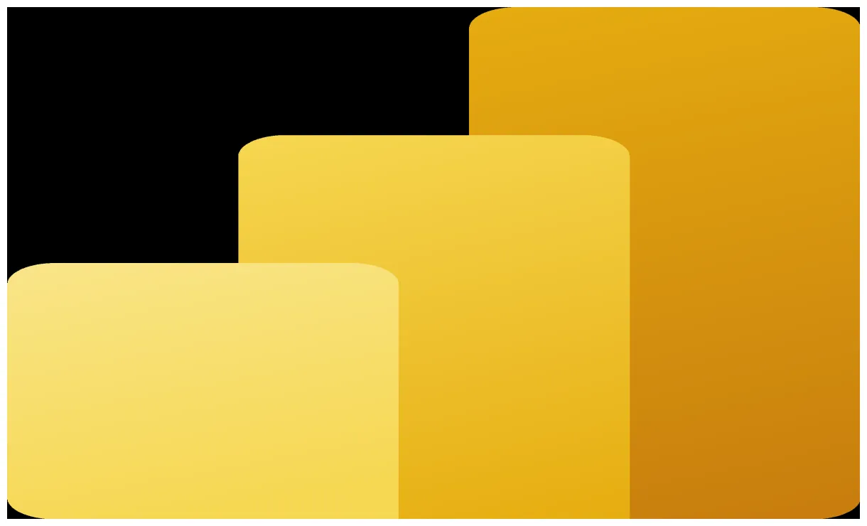 Microsoft power bi logo png, svg, ai vector