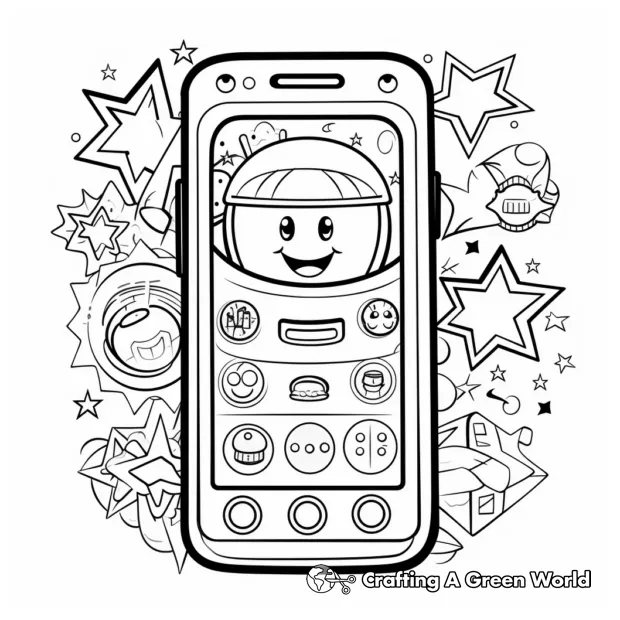 Phone coloring pages free & printable!