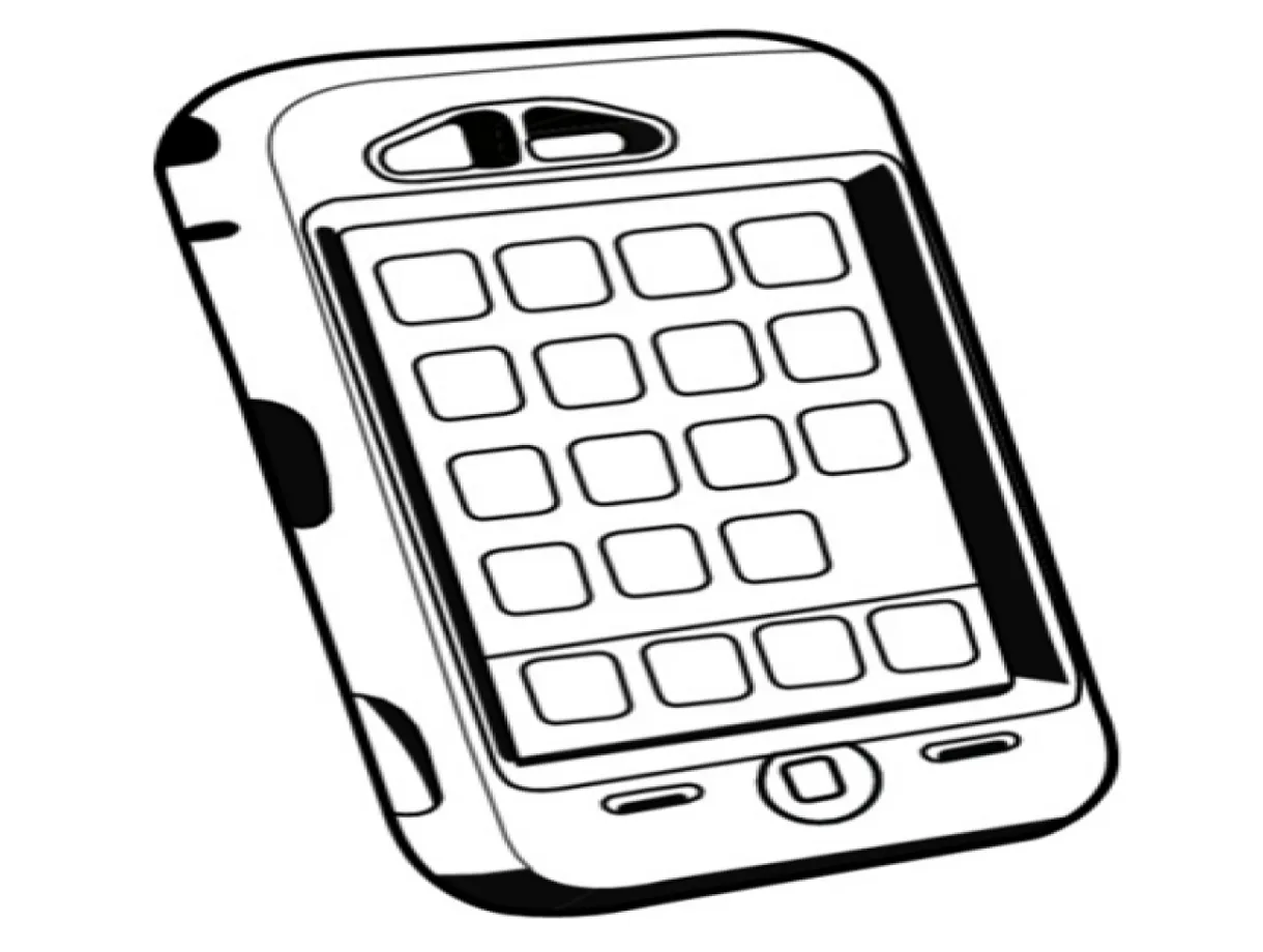 Mobile phone coloring pages at getcolorings free printable