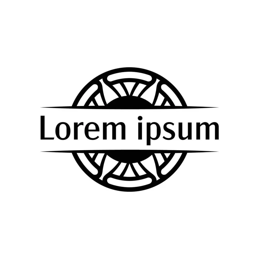 Geometric circle frame design for modern logos 50383959 vector art at