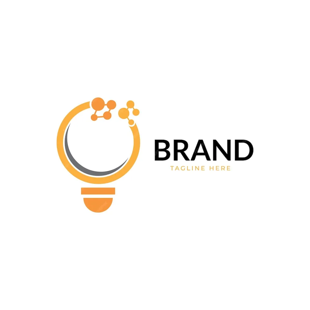 Premium vector modern logos of light bulb tech creative idea. vector