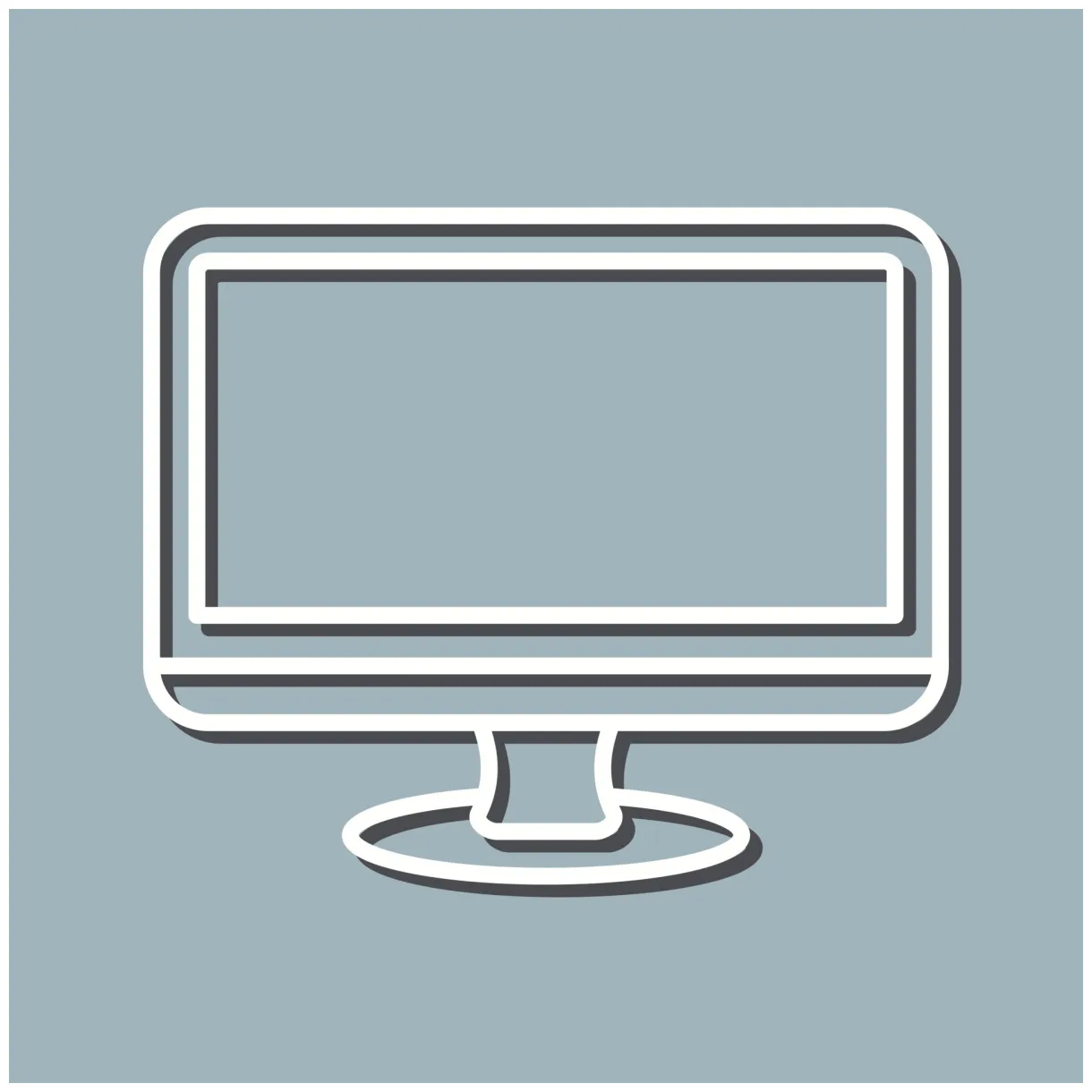 Monitor vector icon 20238211 vector art at vecteezy