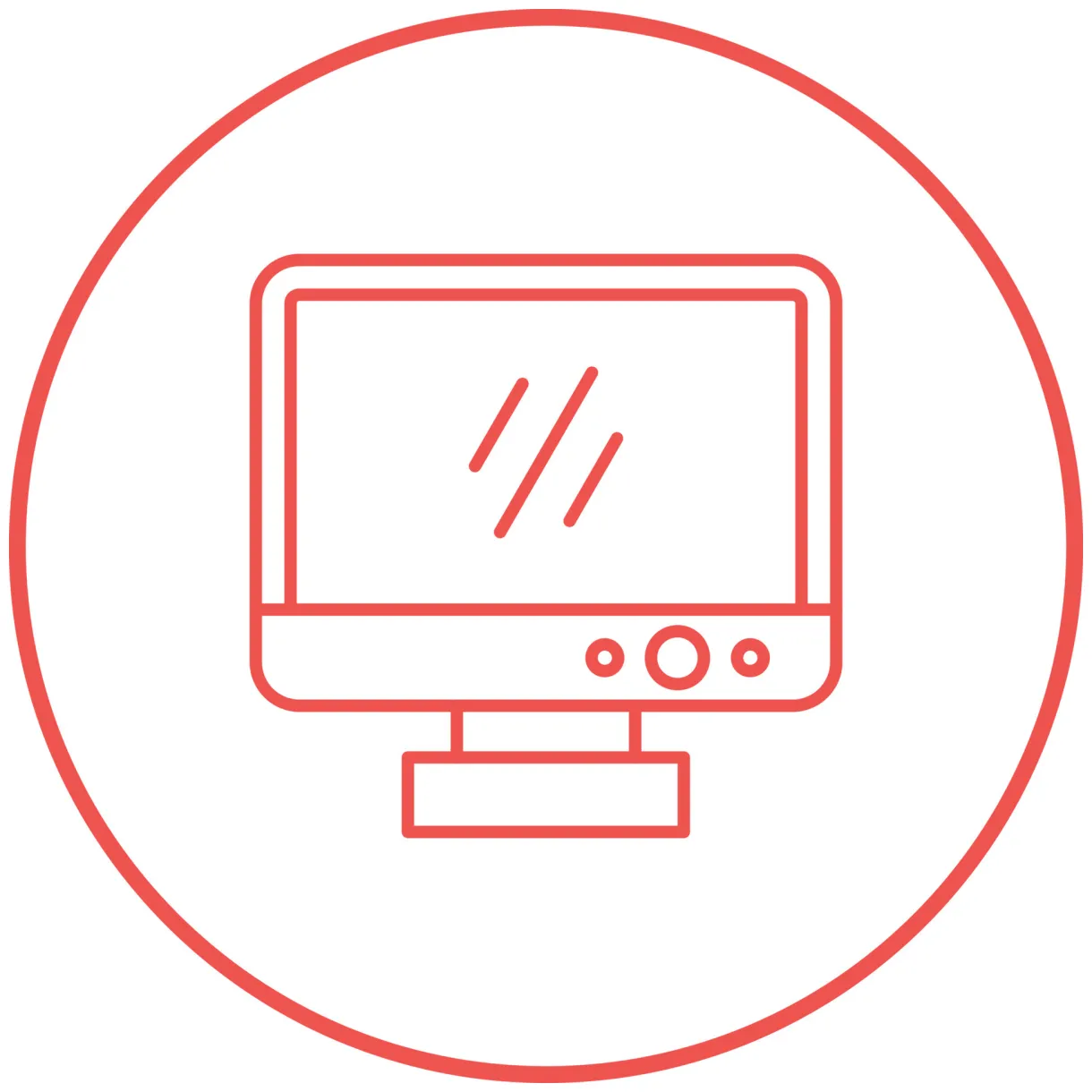 Monitor vector icon 16225598 vector art at vecteezy