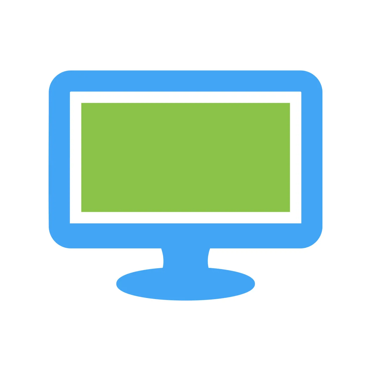 Monitor vector icon 20631927 vector art at vecteezy