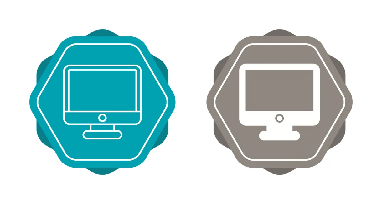 Monitor vector icon 22376314 vector art at vecteezy