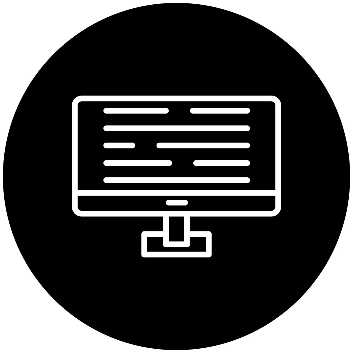 Monitor vector icon 15999163 vector art at vecteezy