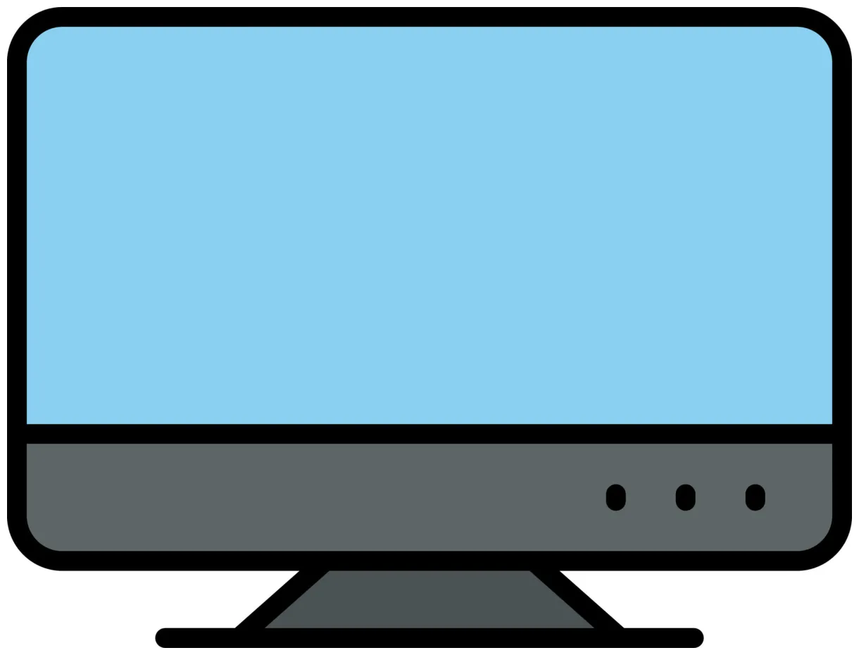 Monitor vector icon 20928104 vector art at vecteezy