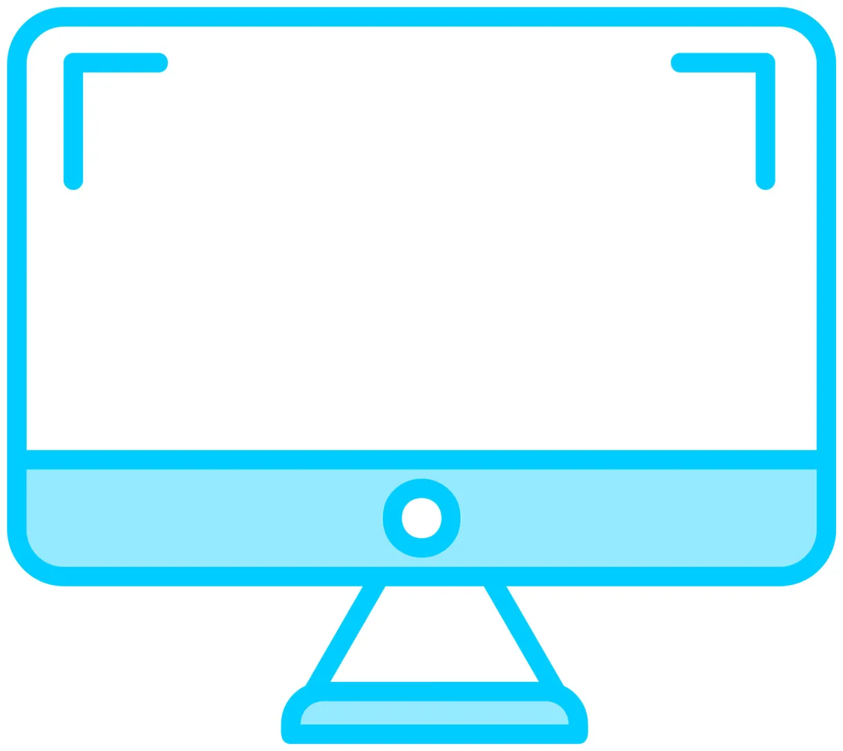 Monitor vector icon 19972767 vector art at vecteezy