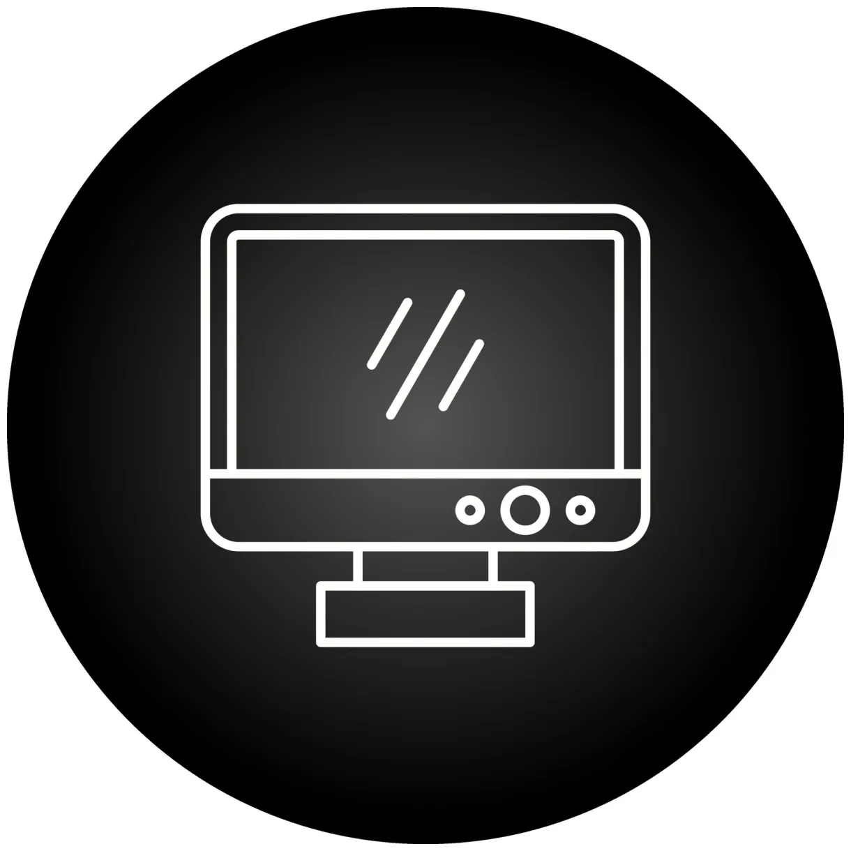 Monitor vector icon 23361155 vector art at vecteezy