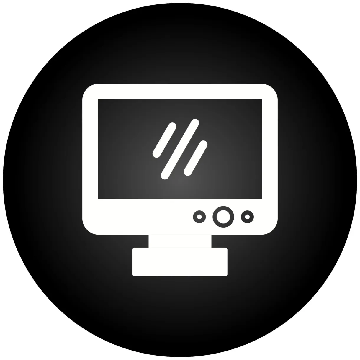 Monitor vector icon 23388662 vector art at vecteezy