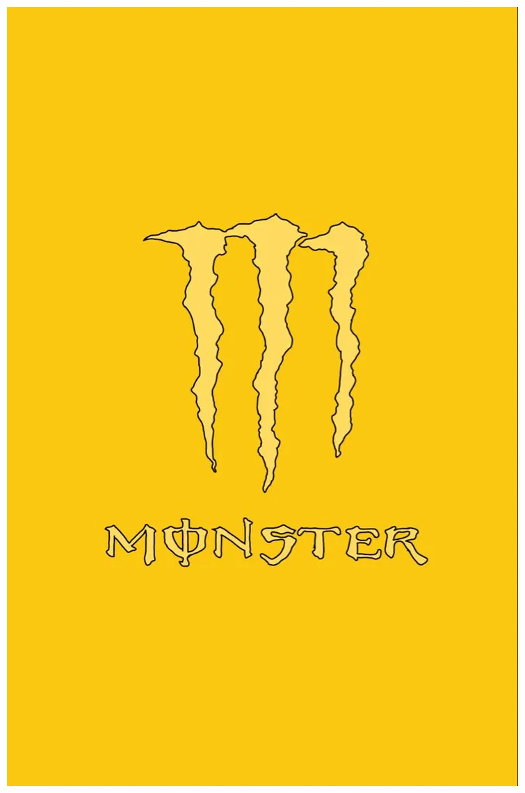 Yellow Monster Energy Logo