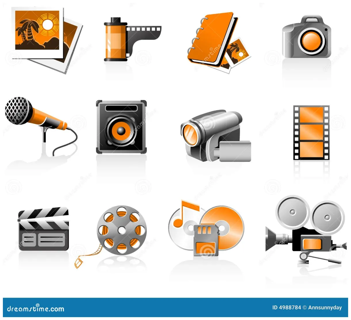 Set stock vector. illustration of shot 4988784