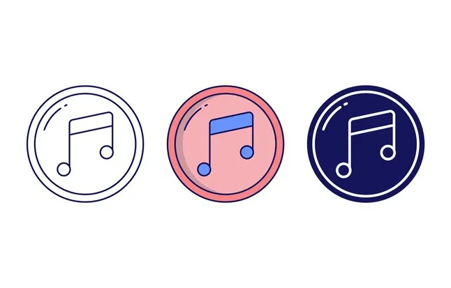 Premium vector music vector icon