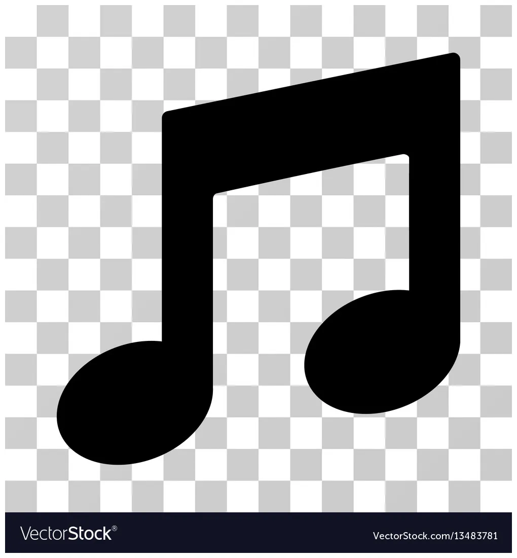 Music notes icon vector vectorstock