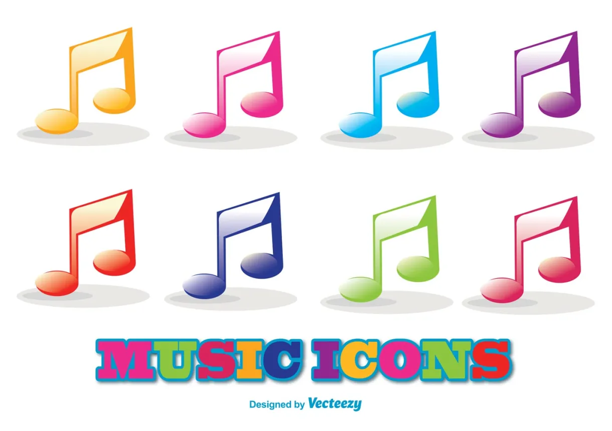 Vector music icon set 89730 vector art at vecteezy