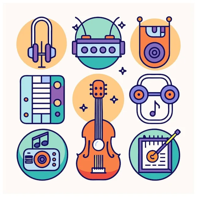 Colorful premium ai-generated vector