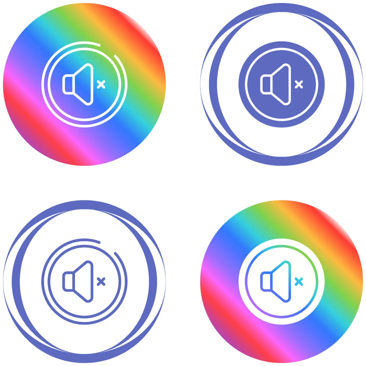 Mute button vector icon 40766599 vector art at vecteezy