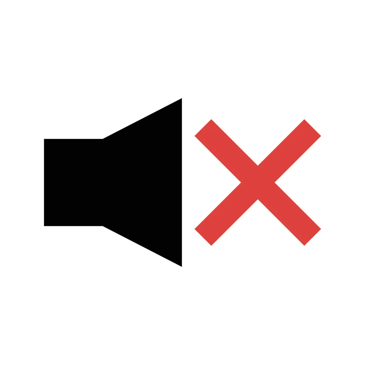 Volume mute icon. audio. 48667771 vector art at vecteezy