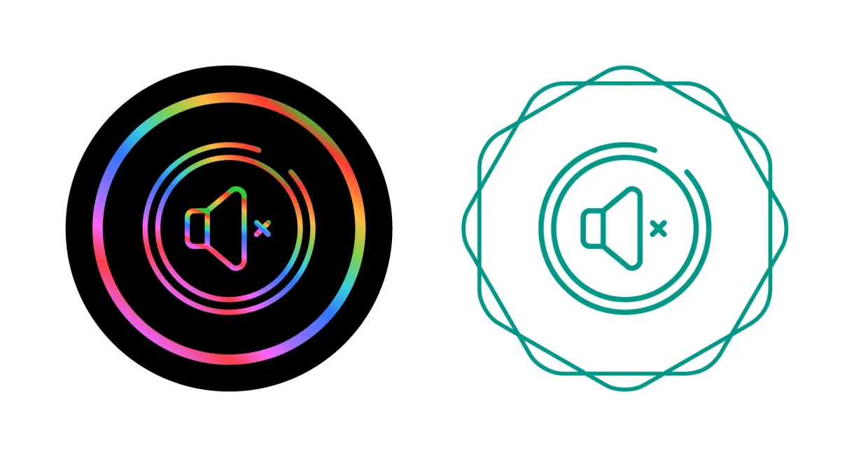 Mute button vector icon 40314617 vector art at vecteezy