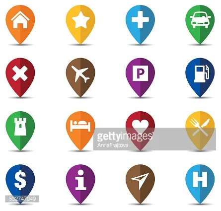 Navigation Icons | Royalty-Free Vector Stock | FreeImages