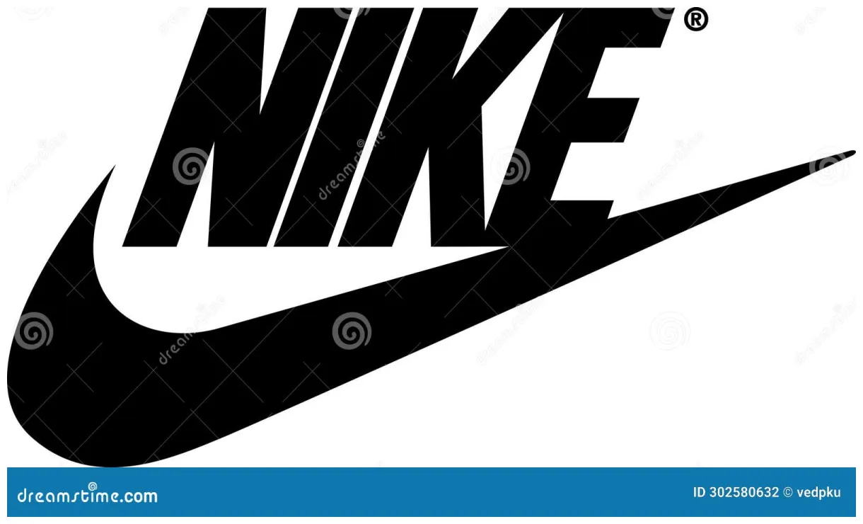 Nike logo in vector shoes logo nike sign editorial graphy printable coloring page