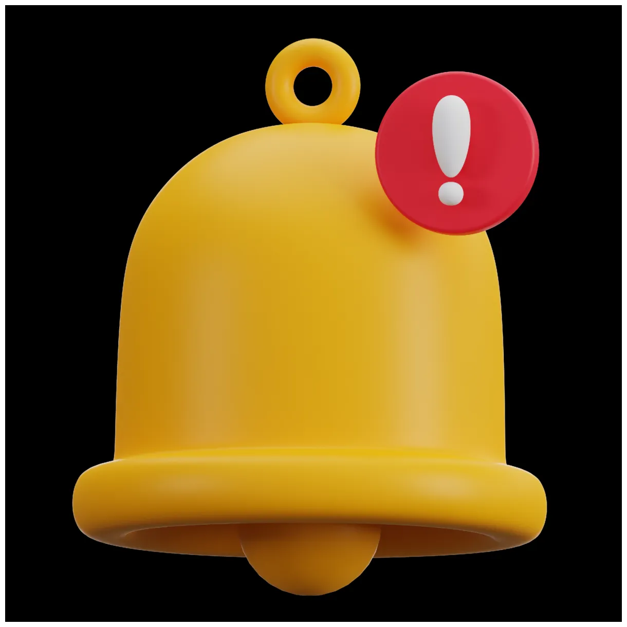 Notification alert 3d icon 16716169 png