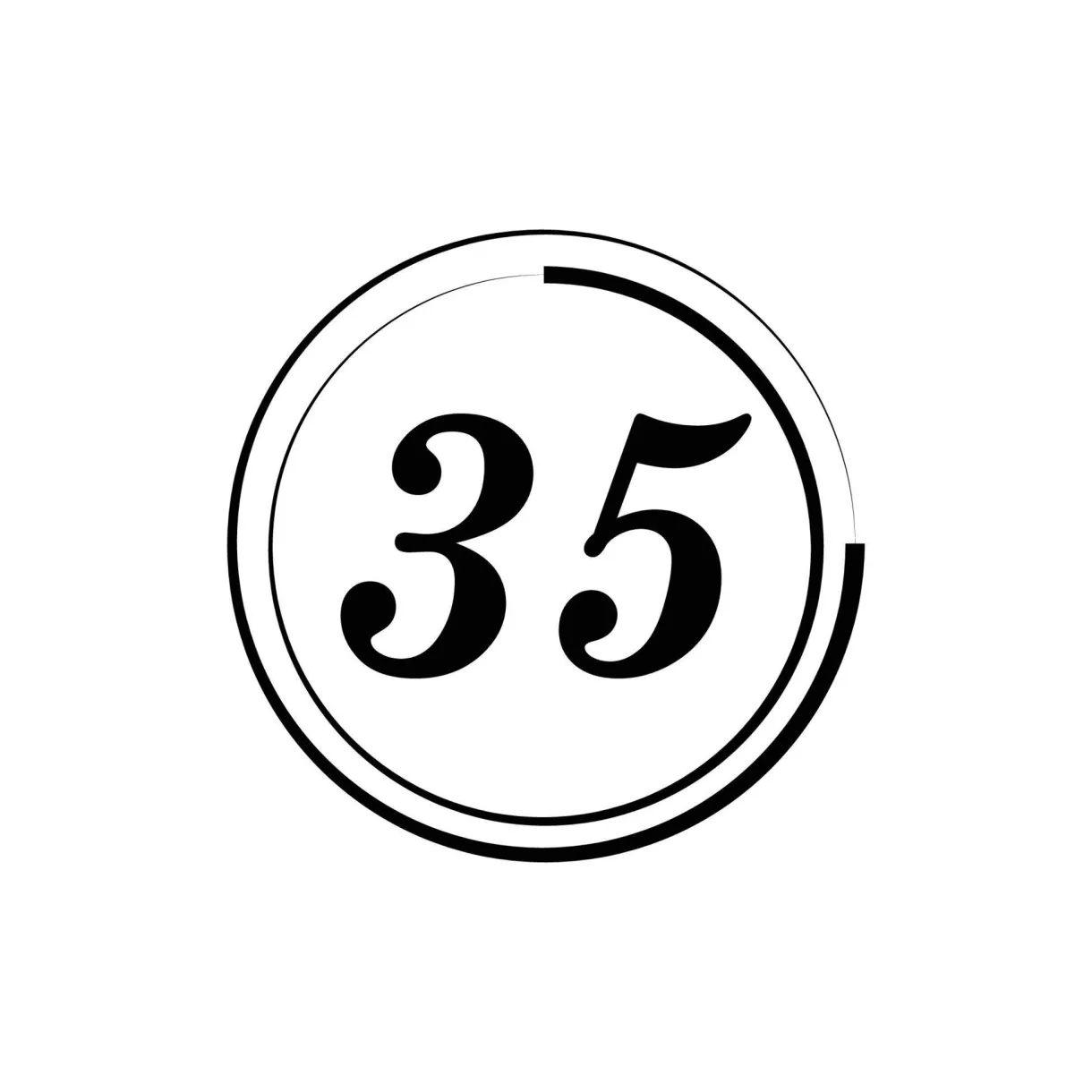 Number logo design 13819067 vector art at vecteezy printable coloring page