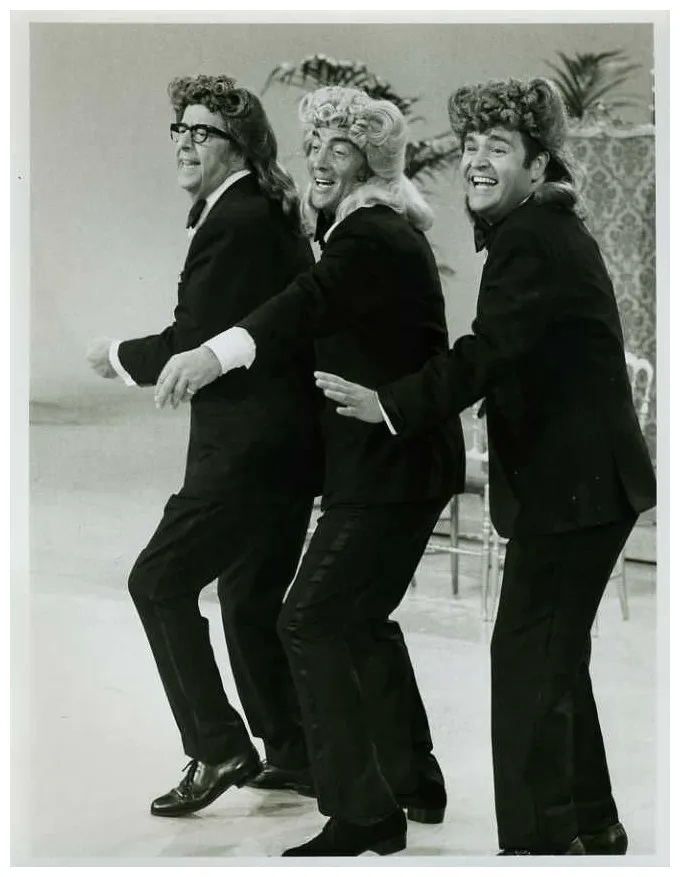 Phil silvers, dean martin and dom deluise 1968 r/oldschoolcelebs
