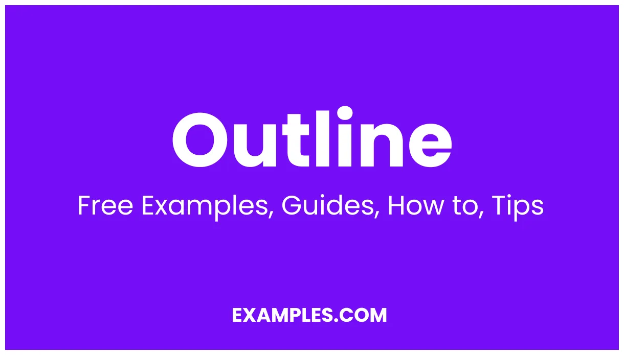 Outline free examples, guides, how to, tips