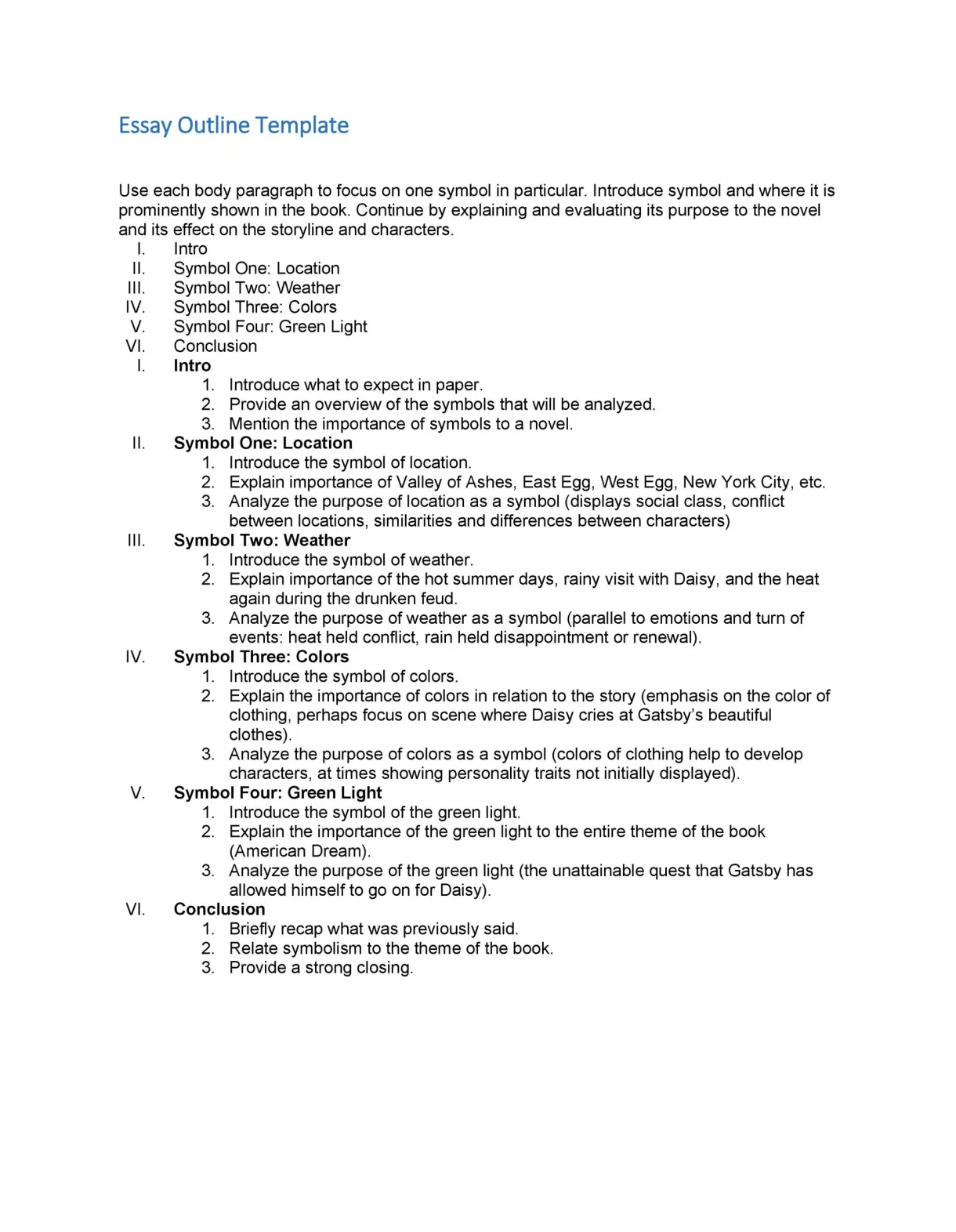 37 outstanding essay outline templates argumentative, narrative