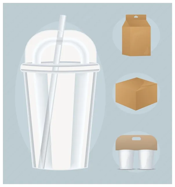 Premium Vector | Package icon set