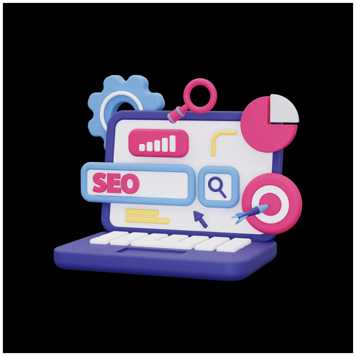 3d Seo Package icon 10872968 PNG