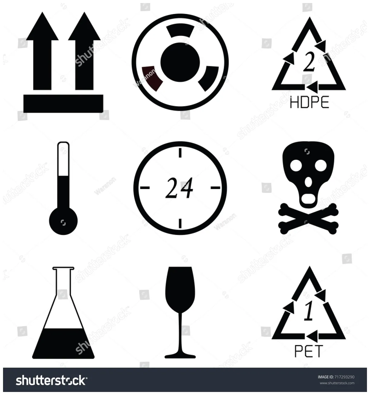 Set stock vector 717293290 shutterstock