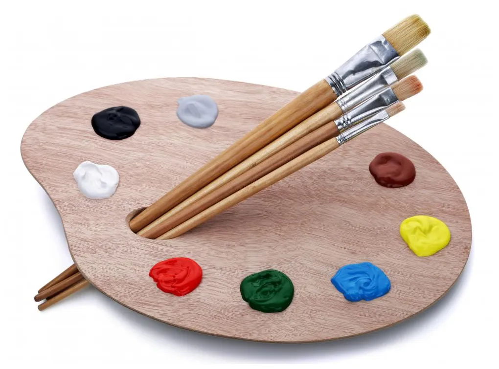 What is a palette? with pictures printable coloring page