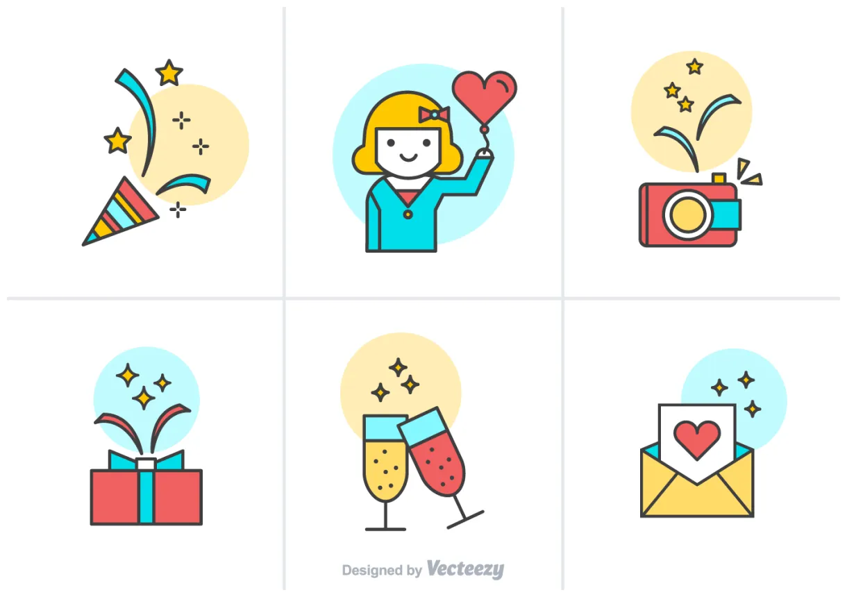 Free party vector icons 104160 vector art at vecteezy