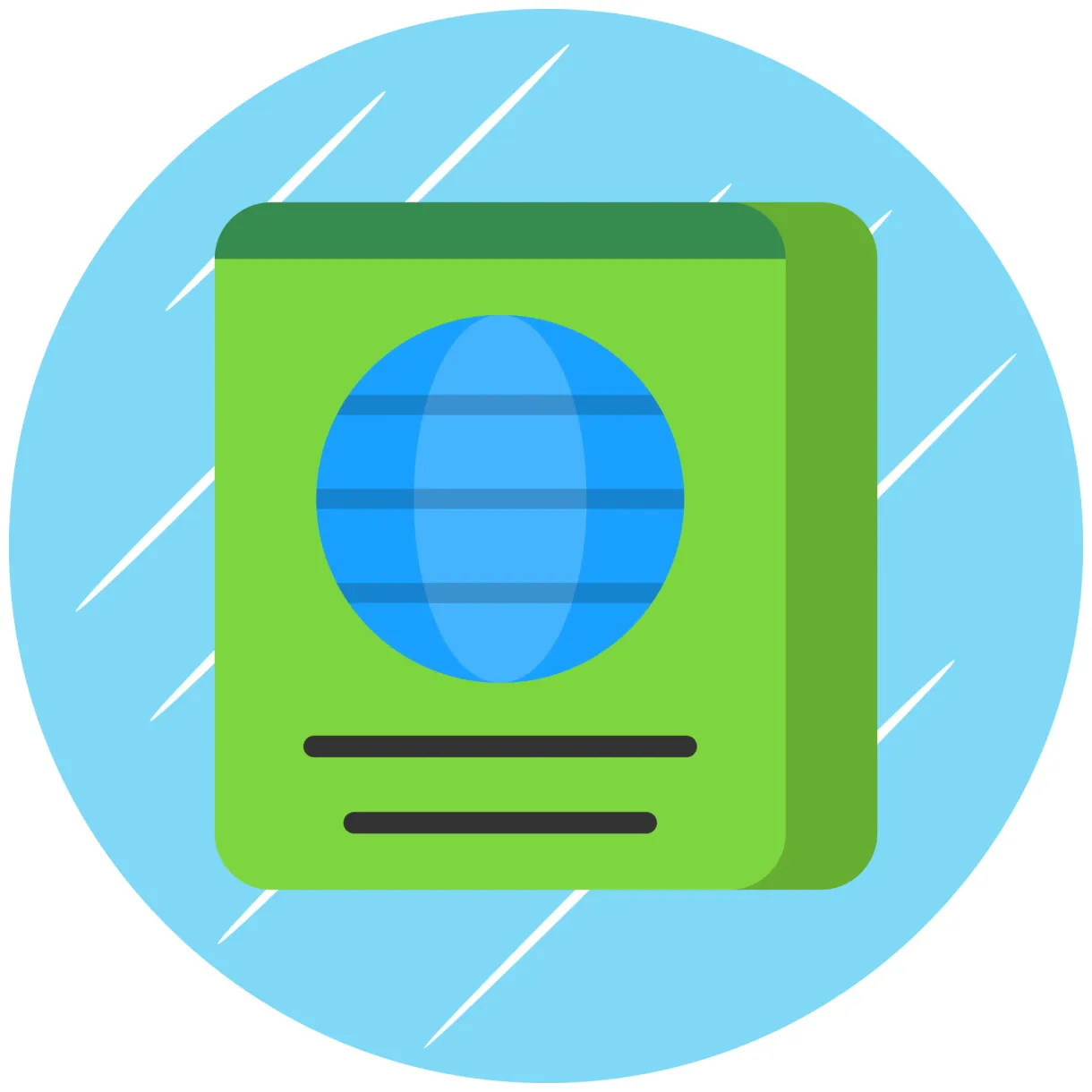 Passport vector icon 20035543 vector art at vecteezy