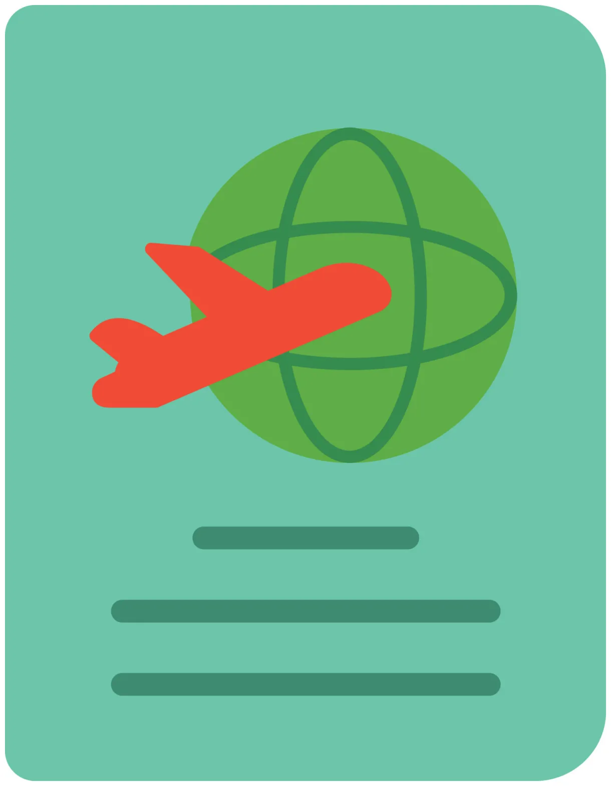 Passport flat icon 11385574 vector art at vecteezy