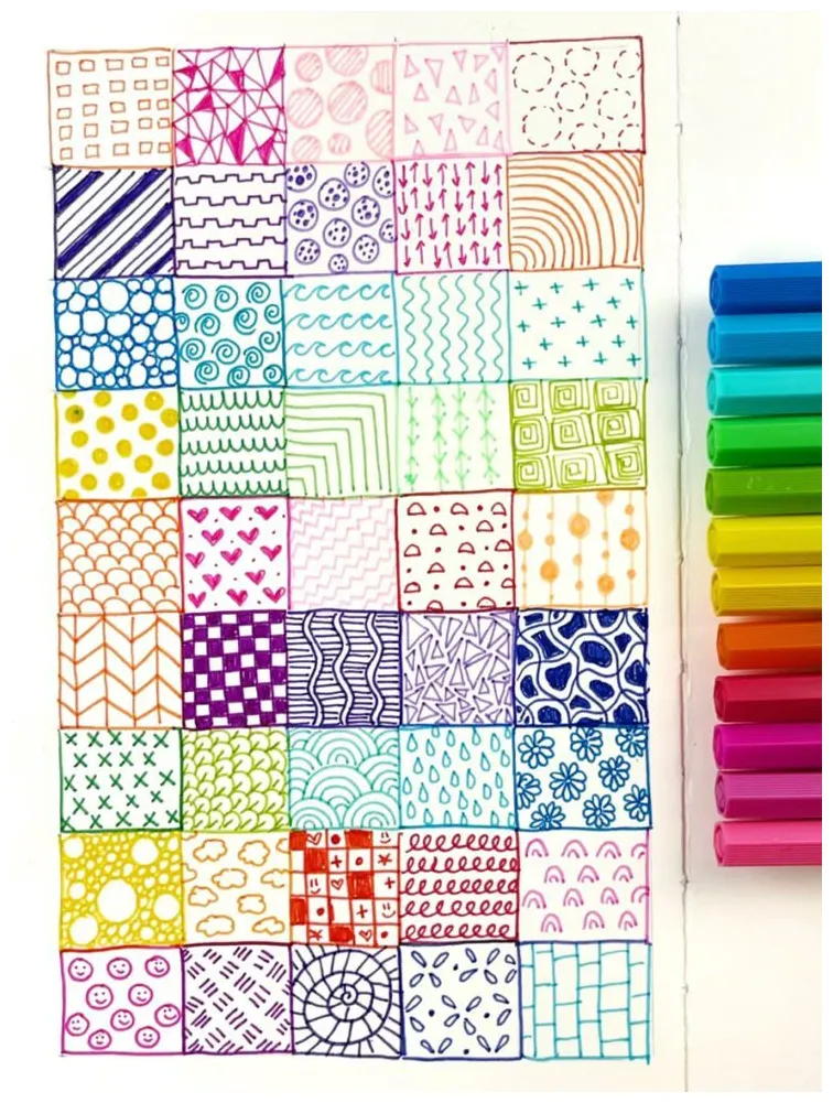 100+ patterns to draw cool and inspiring patterns repeating pattern