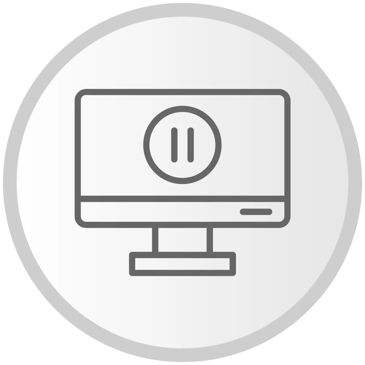 Pause vector icon 15567184 vector art at vecteezy