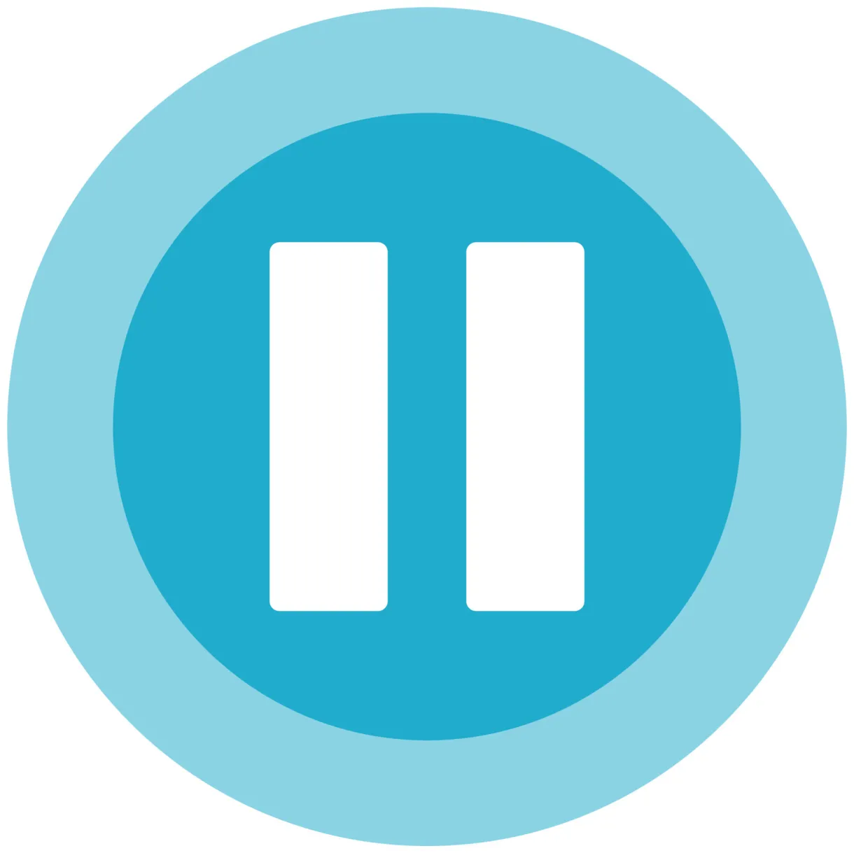 Pause vector icon 20928111 vector art at vecteezy