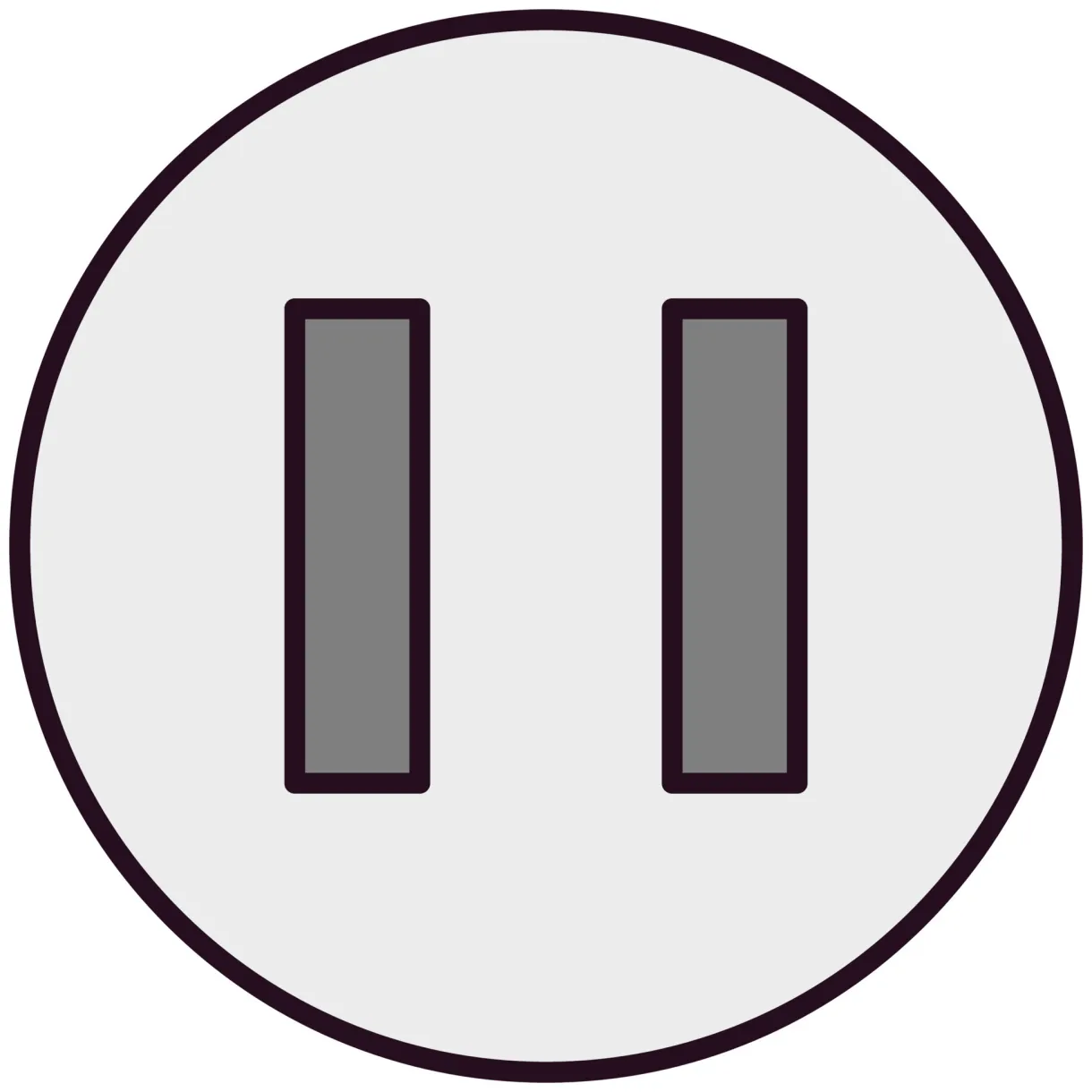 Pause button vector icon 19570547 vector art at vecteezy