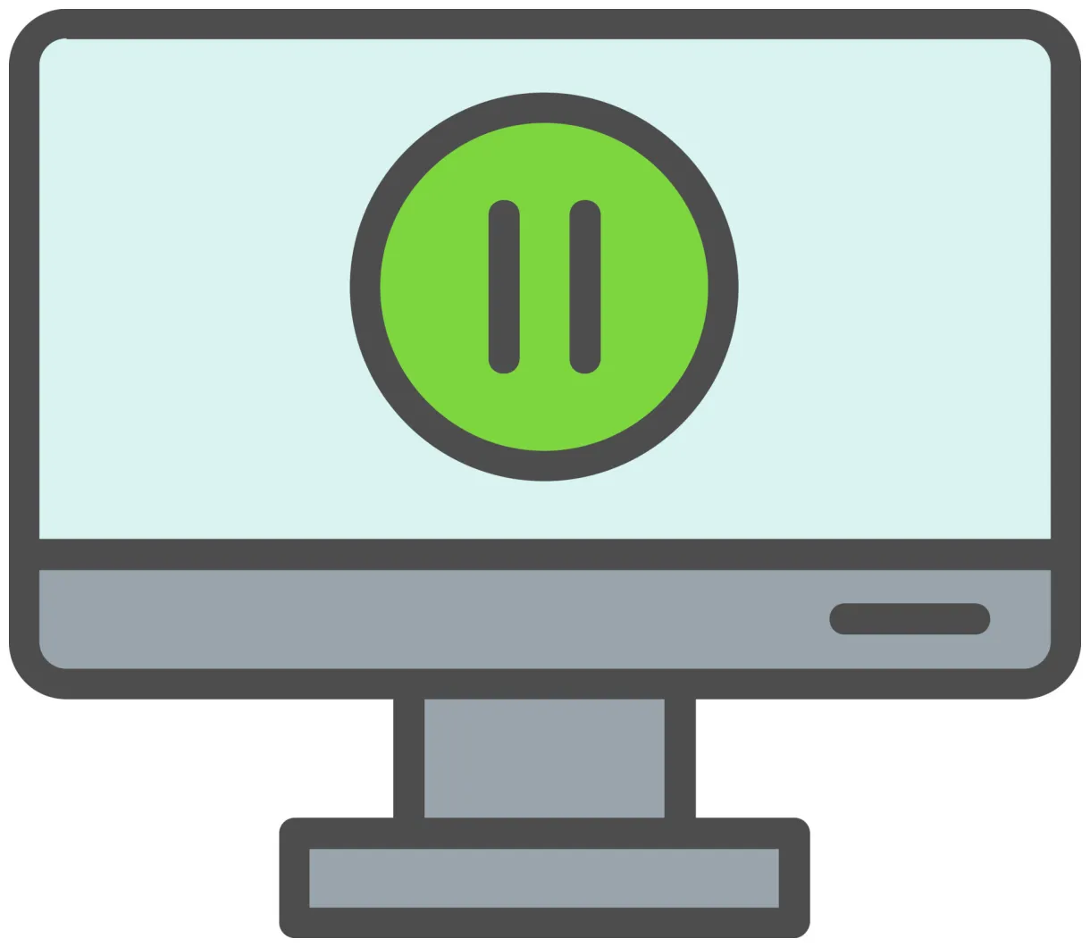 Pause vector icon 15562358 vector art at vecteezy