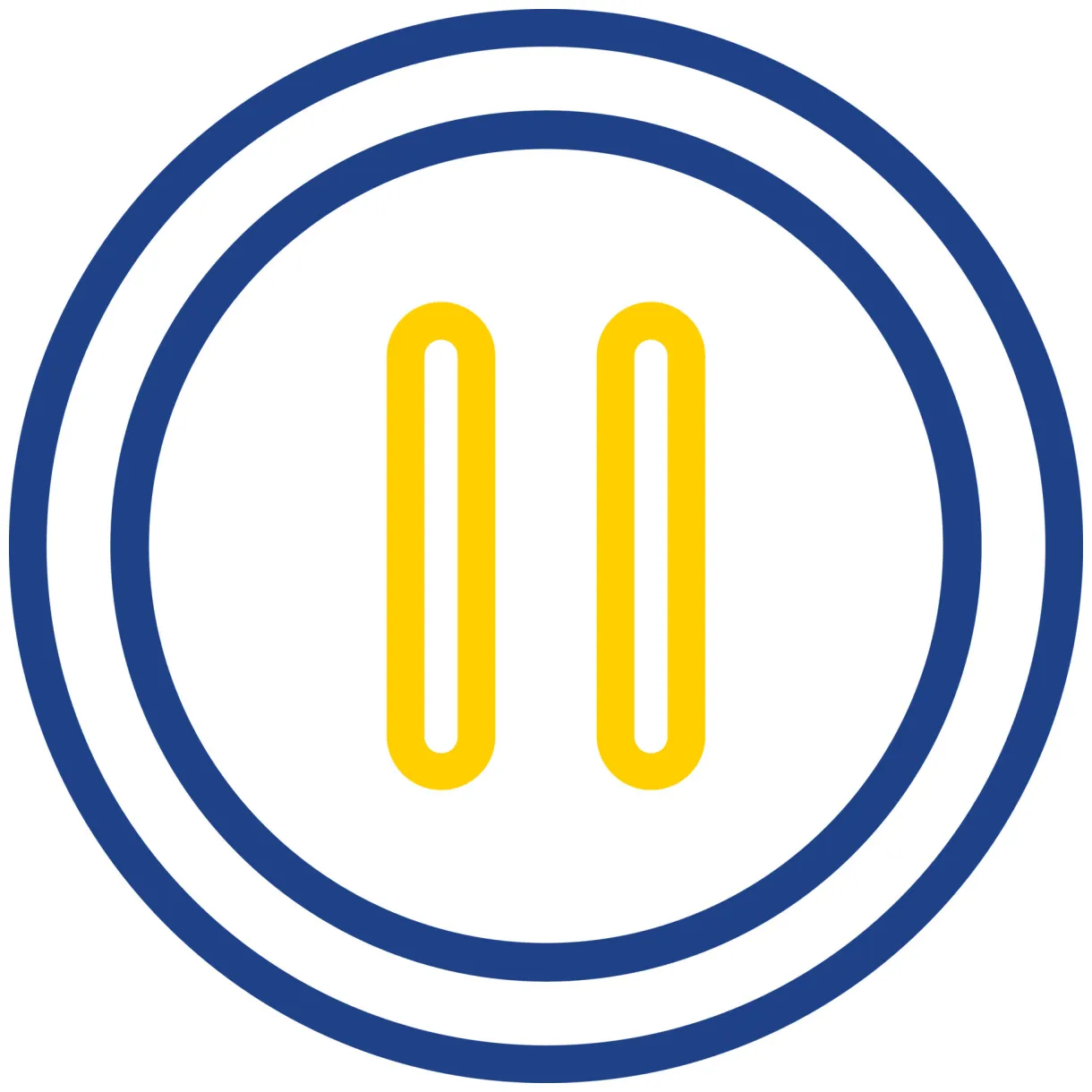 Pause vector icon design 15324886 vector art at vecteezy