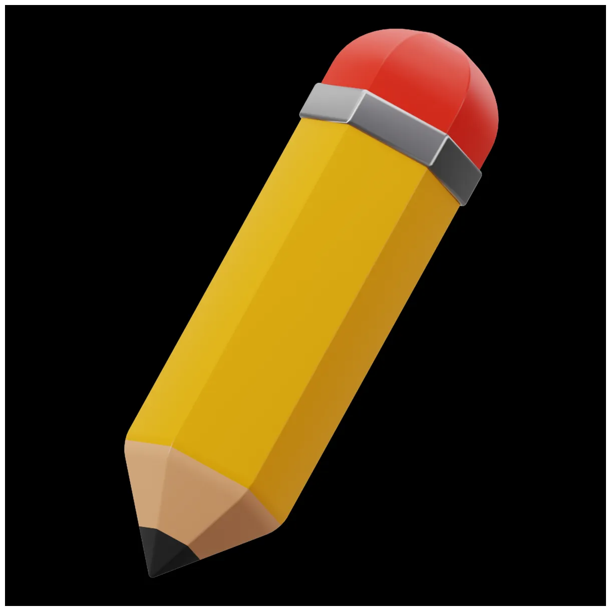Pencil 3D Icon 16716178 PNG